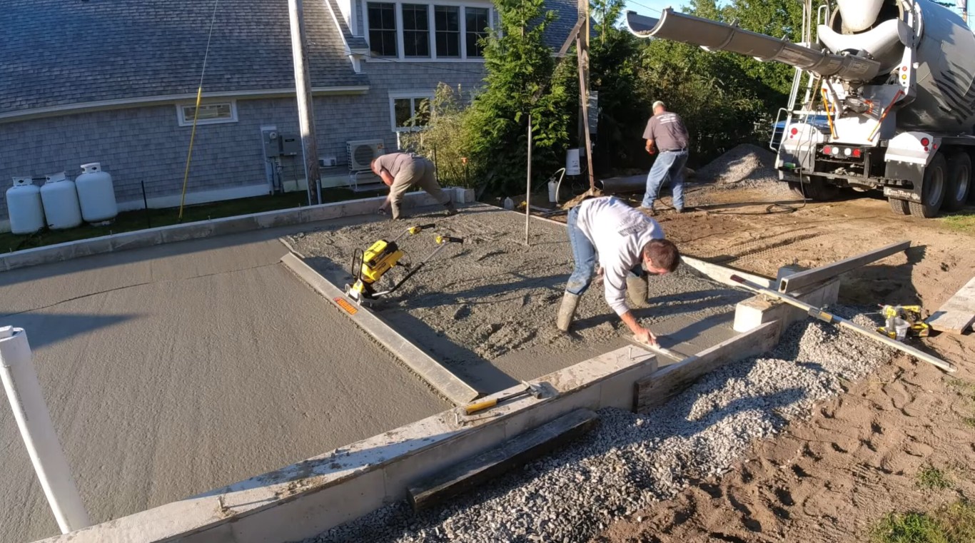 Professional concrete slab foundation installation in Burien, WA